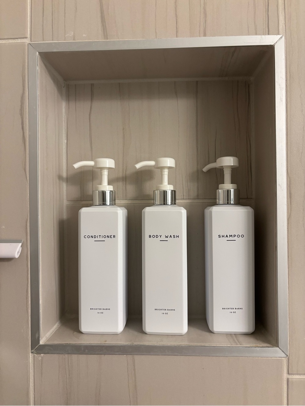 Bathroom shower dispenser organizer